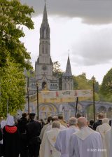 2013 Lourdes Pilgrimage - SATURDAY Procession Benediction Pius Pius (36/44)